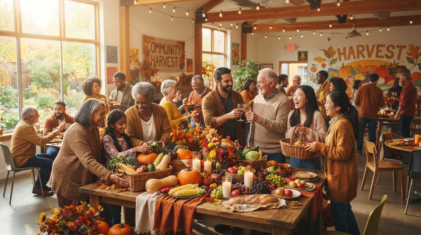 Community gathering for hope and harvest