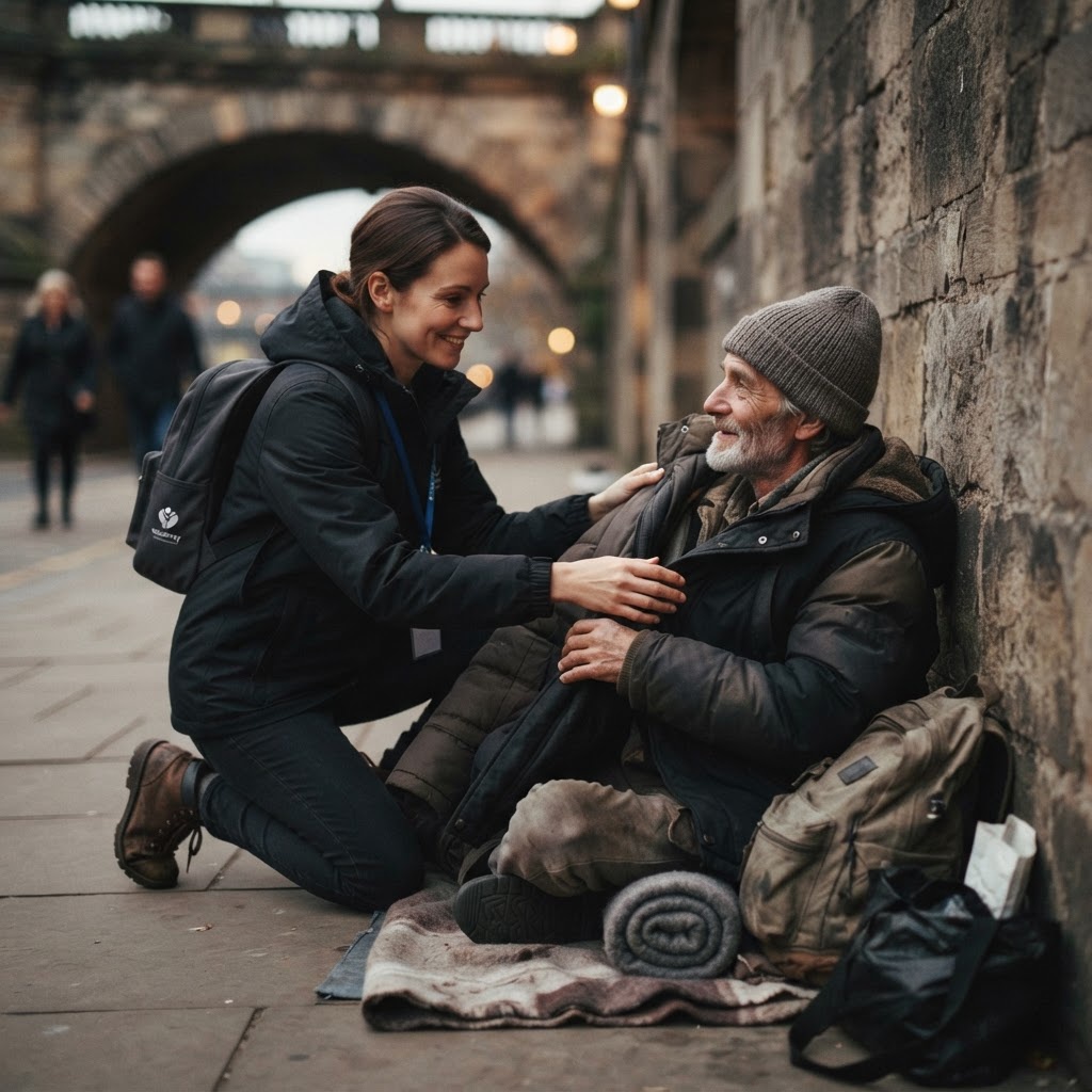 Providing care and homeless services